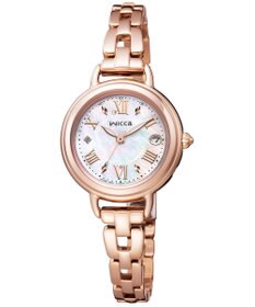 CITIZEN 【アクセサリー感覚で使える】ピンクゴールドのフェミニンなソーラーテック電波時計