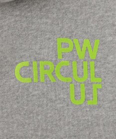 PW CIRCULUS 【WOMEN】アスレジャー 裏毛 ジップアップ パーカー