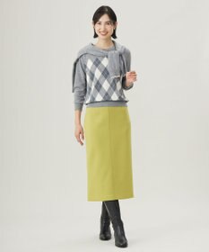 J.PRESS LADIES L 【WEB限定カラーあり・洗える】ダンボール ナロー スカート