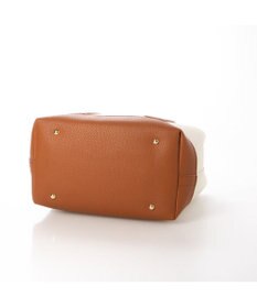 UNBILLION 【テレビ ドラマ着用アイテム】cachecache ショルダー付きパーテーション合成皮革トート