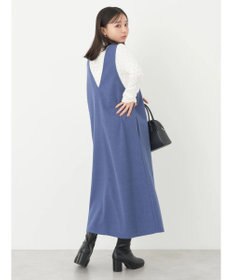 earth music&ecology 前後２ｗａｙ圧縮ニットジャンスカ