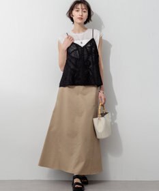 23区 【WEB&一部店舗限定カラーあり】ストレッチギャバ チノ スカート