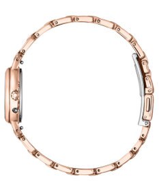 CITIZEN 【アクセサリー感覚で使える】ピンクゴールドのフェミニンなソーラーテック電波時計