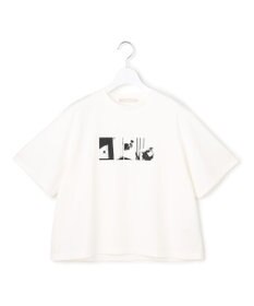 ICB クロップド ロゴTEE（フォトプリント）