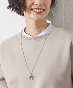 J.PRESS LADIES 【3way】ダブルリングラリエット ネックレス