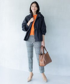 組曲 【WEB限定】T/Rツイルストレッチ テーパードパンツ