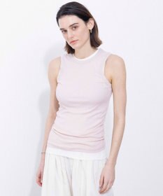 NAVE 【Nave・洗える】ガーゼフライス タンクトップ