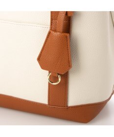 UNBILLION 【テレビ ドラマ着用アイテム】cachecache ショルダー付きパーテーション合成皮革トート