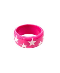 WEGO Lモチーフパターンアクリルバングル