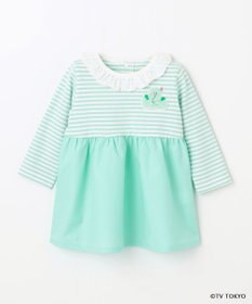 組曲 KIDS 【80-100㎝】シナぷしゅレースカラー チュニック
