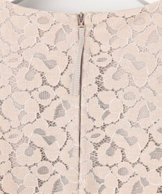 自由区 S 【洗える】レースコンビジョーゼット ワンピース