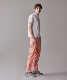 J.PRESS MEN 洗練されたデザインと機能性【ストレッチ】トリコチン ステムテーパード パンツ