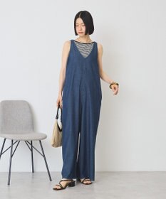 AMERICAN HOLIC バックリボンデニムオールインワン