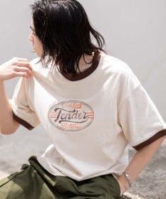 WEGO 【ユニセックス着用ITEM/MLサイズ展開】コンパクトフィットグラフィックリンガーT（SS）