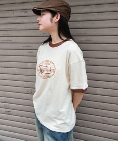 WEGO 【ユニセックス着用ITEM/MLサイズ展開】コンパクトフィットグラフィックリンガーT（SS）