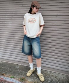 WEGO 【ユニセックス着用ITEM/MLサイズ展開】コンパクトフィットグラフィックリンガーT（SS）