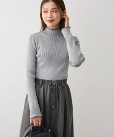 Green Parks ・ＡＮＤＳＥＡＲＣＨ　メランジリブハイネックニット