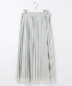 J.PRESS LADIES L 【洗える】オーガンジートリコット プリーツ スカート