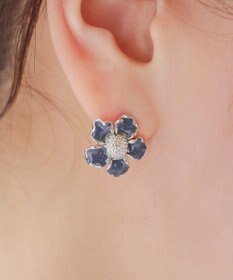 Tiaclasse カラーフラワーピアス