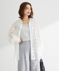 Green Parks ・ＥＬＥＮＣＡＲＥ　ＤＵＥ　総レースブラウス