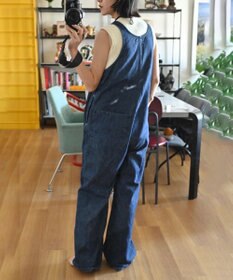 woadblue 【157】SALOPETTE デニムサロペット