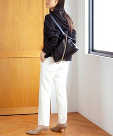 組曲 ギャザーワンショルダーハンドバッグ