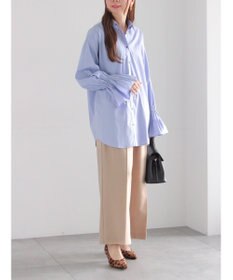 Te chichi ピンタックフレアカフスシャツ