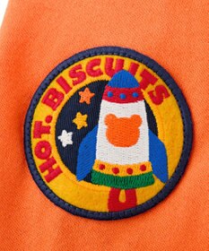MIKI HOUSE HOT BISCUITS ビーンズ×宇宙 刺繍 ラグラン長袖Tシャツ