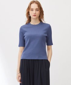 Indian Factory】シャイニーワイドリブ カットソー / 23区