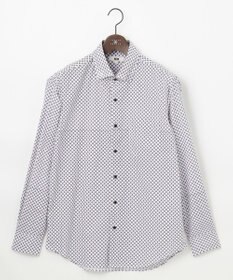 JOSEPH ABBOUD 【オーガニックコットン使用】ジオメトリックパターンシャツ