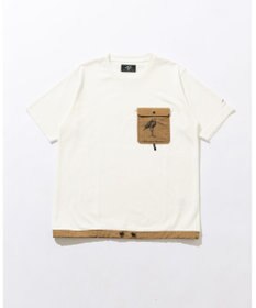 JOSEPH ABBOUD MOUNTAIN 【CREA掲載・テーム ヤルヴィモチーフ・サスティナブル】ビオグレース天竺ｘリップストップTシャツ