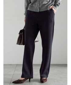 Te chichi 裏起毛パイピングストレートパンツ