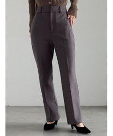 Te chichi 裏起毛パイピングストレートパンツ