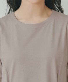 Tiaclasse 【おのののかさん着用】「サマケア」パフスリーブAラインワンピース