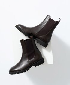 23区 【見上愛さん着用/VERY11月号掲載/新色追加】サイドゴア ブーツ ダークブラウン系