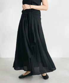 CRAFT STANDARD BOUTIQUE ツイストベルトフレアスカート