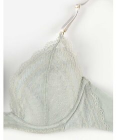 une nana cool リニューアル【綿混】ビタードットコットン 3/4カップブラ