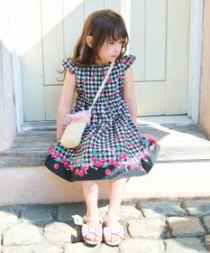 ANY KIDS 総柄 サマーワンピース