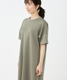 KASHIYAMA 【抗菌繊維】スタイリッシュジャージー オーバーサイズドレス