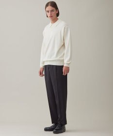 UNFILO MENS ライトウォーム ニットポロ