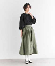 #Newans 【セレモニーにも/洗濯機可】ランタンスリーブブラウス