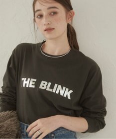 WEGO 【ANGIE VINTAGE】フロッキープリントロゴロンT