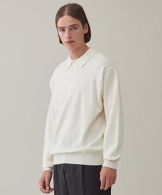 UNFILO MENS ライトウォーム ニットポロ