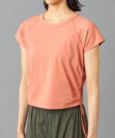 Chacott Chacott BALANCE HandsomeCotton サイドギャザーTシャツ