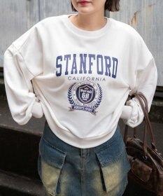 WEGO カレッジプリントスウェット