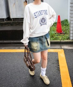 WEGO カレッジプリントスウェット