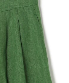 uncrave リネンオックスフォード ワイドパンツ