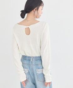 earth music&ecology 【前後2WAY】ツイストカットアウトプルオーバー