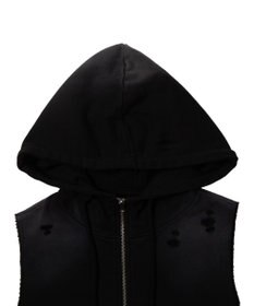 WEGO ヴィンテージウォッシュWジップN／Sパーカー