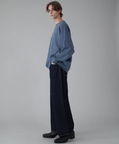 WEGO 【ユニセックス着用ITEM/ウエスト調整可】フレアデニムパンツ